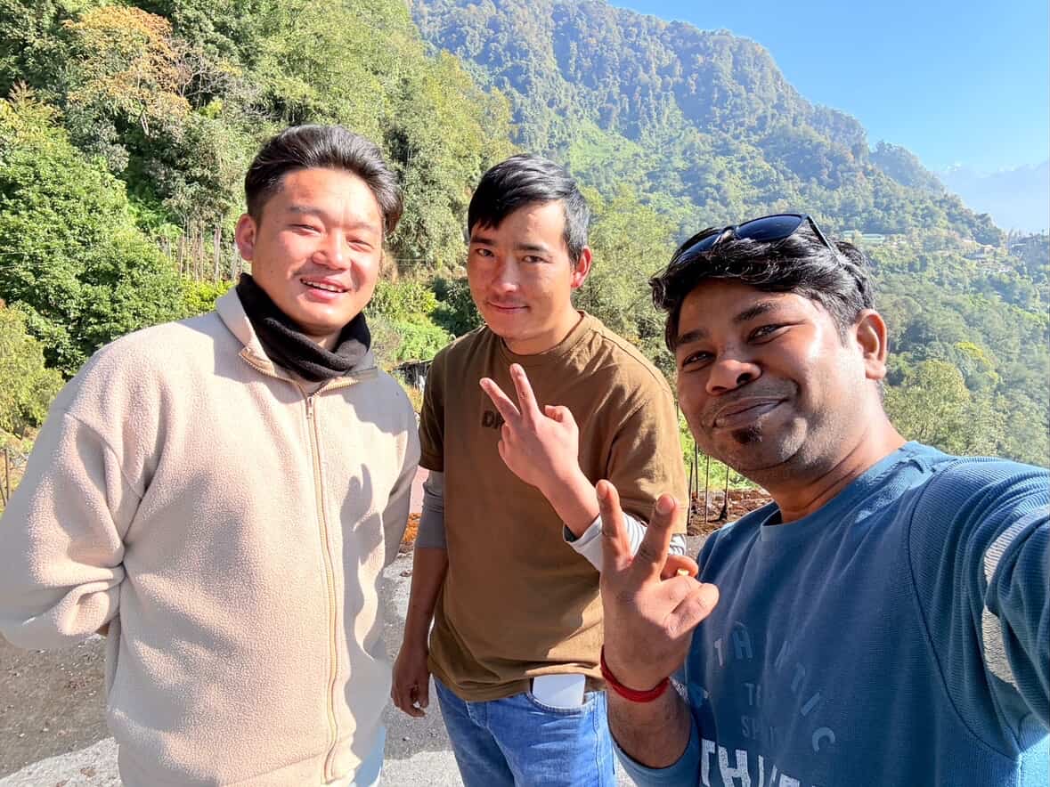 Wongyal guest selfie